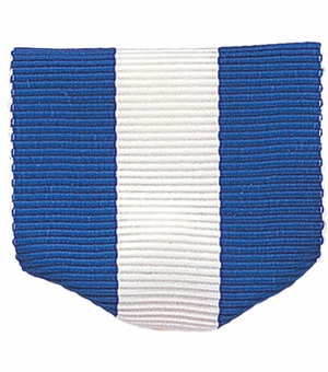 PIN RIBBON, BLUE/WHITE/BLUE