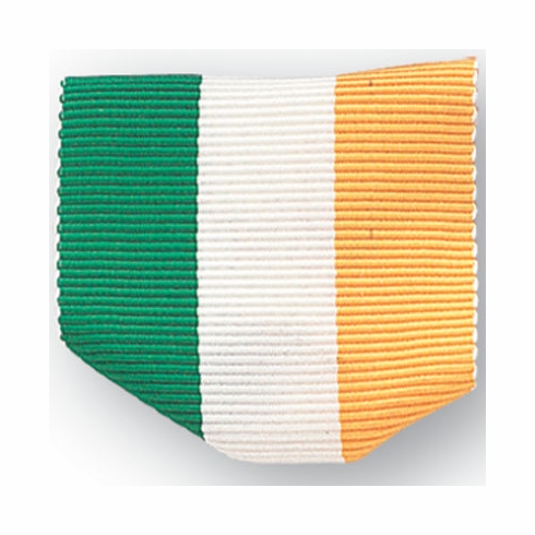 PIN RIBBON GREEN/WHITE/YELLOW