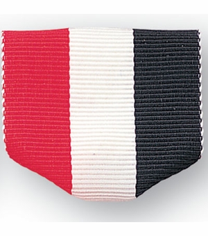 PIN RIBBON RED/WHITE/BLACK