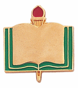 PLAIN BOOK PIN GOLD