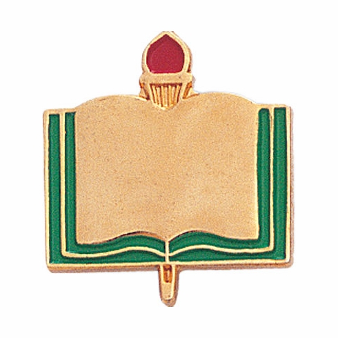PLAIN BOOK PIN GOLD