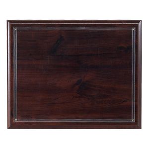 10-1/2 X 13 INCH WALNUT PLAQUE HOLDS 8-1/2 X 11 INCH CERTIFICATE
