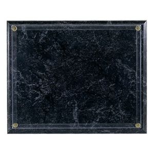 10-1/2 X 13 INCH BLACK MARBLEIZED PLAQUE HOLDS 8-1/2 X 11 INCH CERTIFICATE