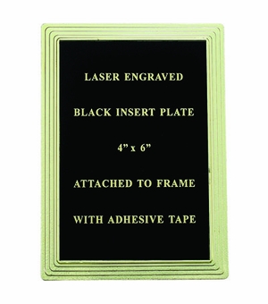 PLASTIC FRAME FOR PLATE