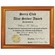 PLASTIC VICTORIAN FINISH CERTIFICATE FRAME-HOLDS 8-1/2 x 11 INCH CERTIFICATE