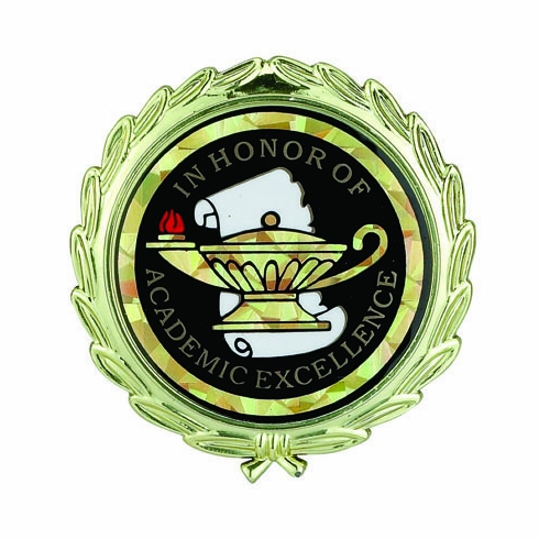 PLASTIC WREATH GOLD HOLDS 2 INCH INSERT