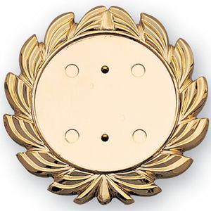 PLASTIC WREATH HOLDS 2 INCH INSERT - MULTIPLE COLORS