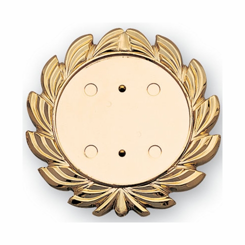 PLASTIC WREATH HOLDS 2 INCH INSERT - MULTIPLE COLORS