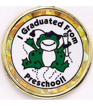 2 Inch in Diameter Round Preschool Insert with Mylar Detailing