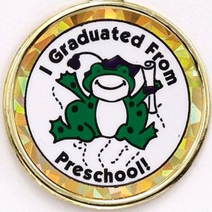 2 Inch in Diameter Round Preschool Insert with Mylar Detailing