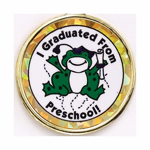 2 Inch in Diameter Round Preschool Insert with Mylar Detailing