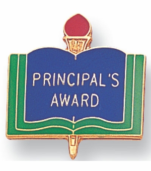 PRINCIPAL'S AWARD PIN ENAMELED