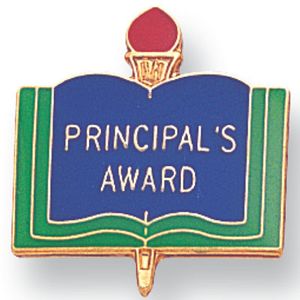 PRINCIPAL'S AWARD PIN ENAMELED