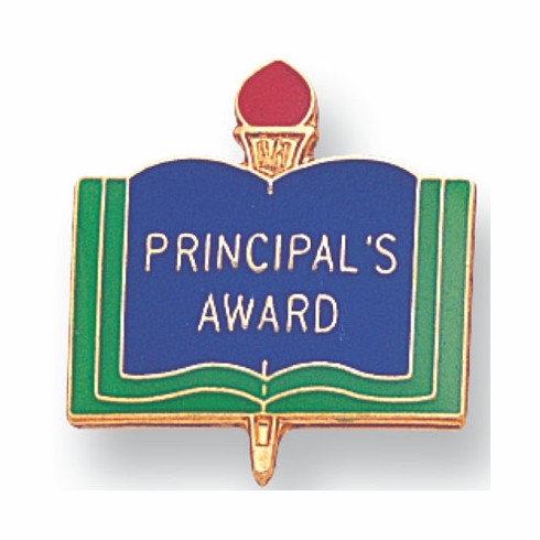 PRINCIPAL'S AWARD PIN ENAMELED