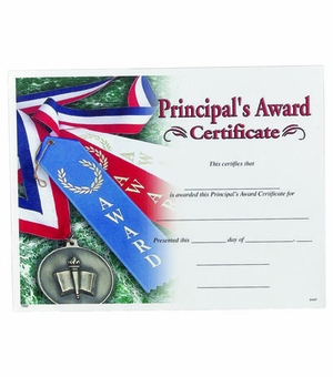 PRINCIPAL'S CERTIFICATE