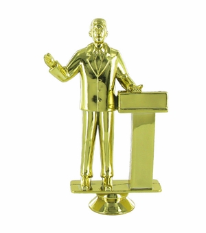 PUBLIC SPEAKER MALE TROPHY FIGURE