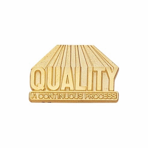 QUALITY A CONTINUOUS PROCESS PIN