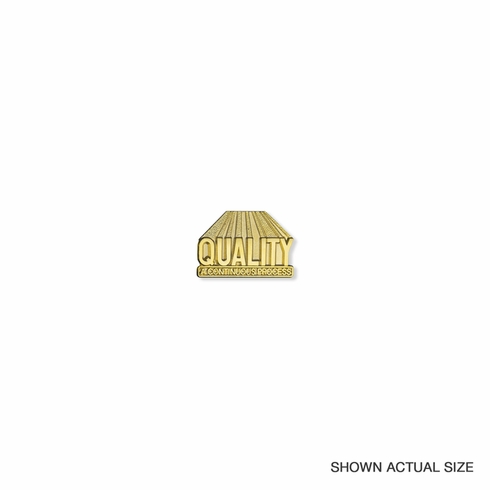 QUALITY A CONTINUOUS PROCESS PIN