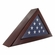 QUEEN ANNE CHERRY WOOD FLAG CASE, HOLDS 3 X 5 INCH FLAG