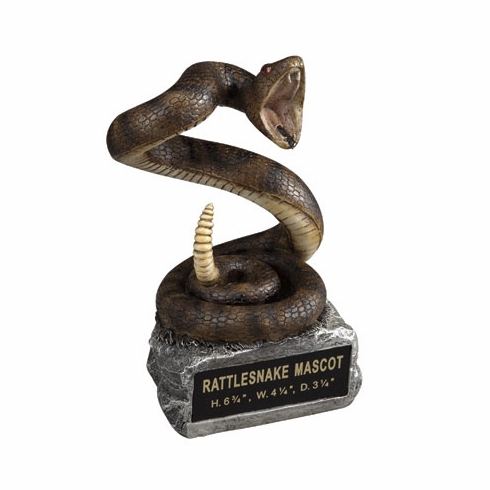 RATTLESNAKE MASCOT TROPHY WITHOUT PLATE