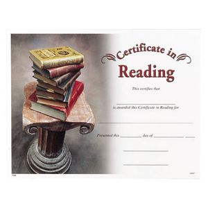 READING CERTIFICATE