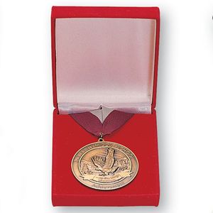 RED VELOUR PRESENTATION BOX