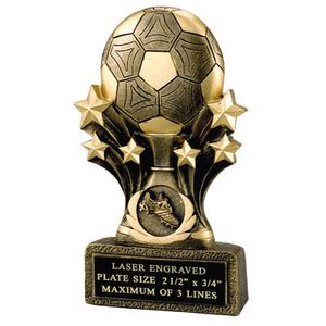 RESIN SOCCER STAR TROPHY