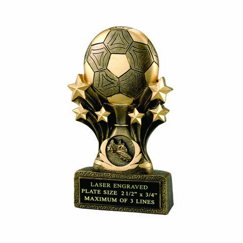 RESIN SOCCER STAR TROPHY