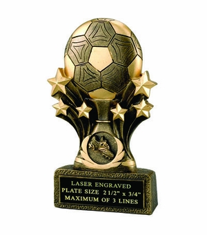 RESIN SOCCER STAR TROPHY
