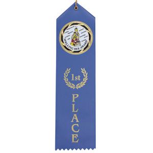 RIBBON PARTICIPANT (GREEN) WITH 2 INCH  MYLAR