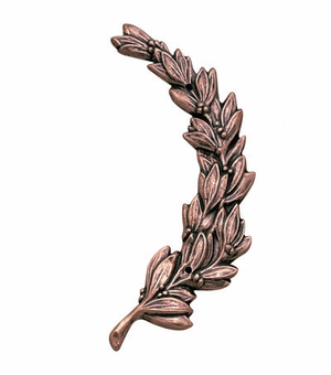 RIGHT WREATH TRIM, BRONZE 6-3/4