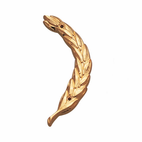RIGHT WREATH TRIM, GOLD 4 INCH