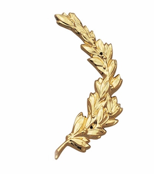 RIGHT WREATH TRIM, GOLD 6-3/4