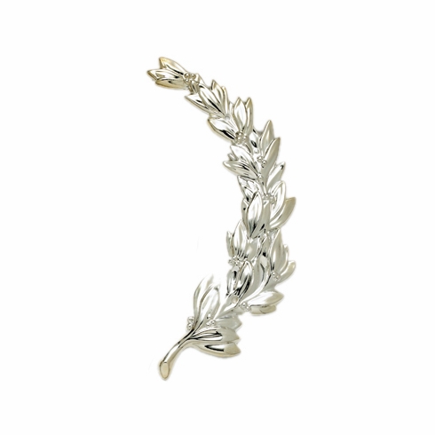 RIGHT WREATH TRIM, SILVER 6-3/4