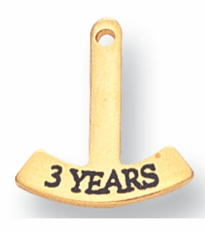 5/8 Inch in Height 2 Years Rocker Pin For Imprinting
