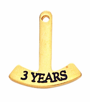 5/8 Inch in Height 3 Years Rocker Pin For Imprinting
