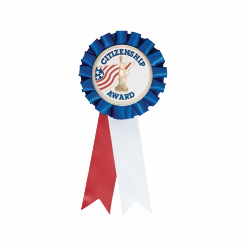 ROSETTE AMERICAN RIBBON, 2 inch MYLAR