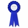 ROSETTE BLUE RIBBON, 2 inch MYLAR