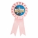 ROSETTE PINK RIBBON, 2 inch MYLAR