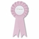 ROSETTE PINK RIBBON, 2 inch MYLAR