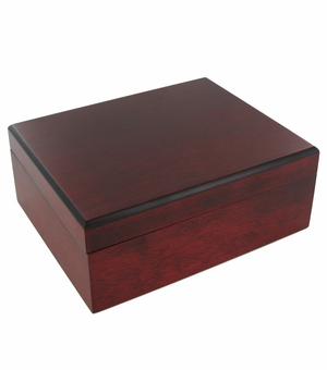 ROSEWOOD FINISH KEEPSAKE BOX