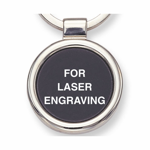 ROUND SILVER KEY RING, BOXED