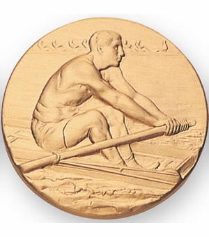 2-Inch in Diameter Round Metal Womens Field Hockey Themed Stamped Insert in Gold