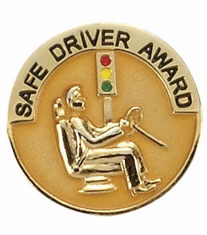 SAFE DRIVER AWARD PIN