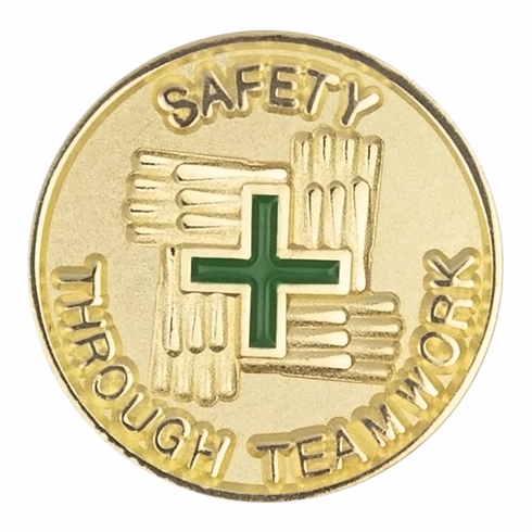 SAFETY THROUGH TEAMWORK PIN