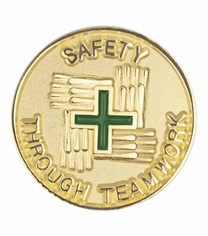 SAFETY THROUGH TEAMWORK PIN