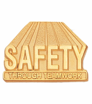 SAFETY THROUGH TEAMWORK PIN
