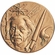 2-Inch in Diameter Round Metal Einstein Stamped Insert in Multiple Colors