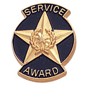 SERVICE AWARD PIN STAR