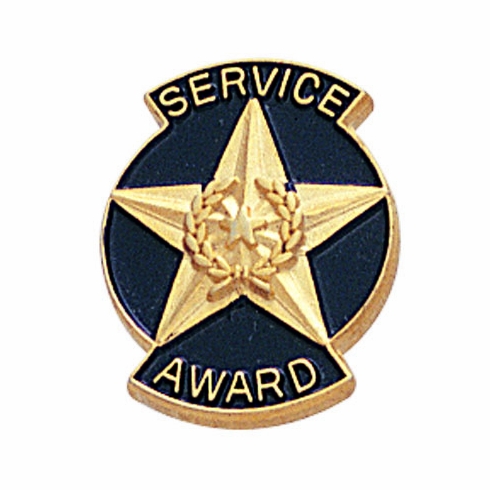 SERVICE AWARD PIN STAR